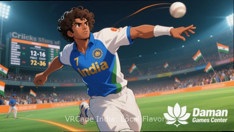 VRCade India: Local Flavors - Virtual Indian Bazaar VRCade India: Local Flavors screenshot showing a virtual Indian marketplace with colorful shops, traditional music, and players interacting with vendors